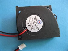 2 pcs Brushless DC Blower Fan 5V 4010S 50x40x10mm 2 Wire Sleeve Bearing 4010