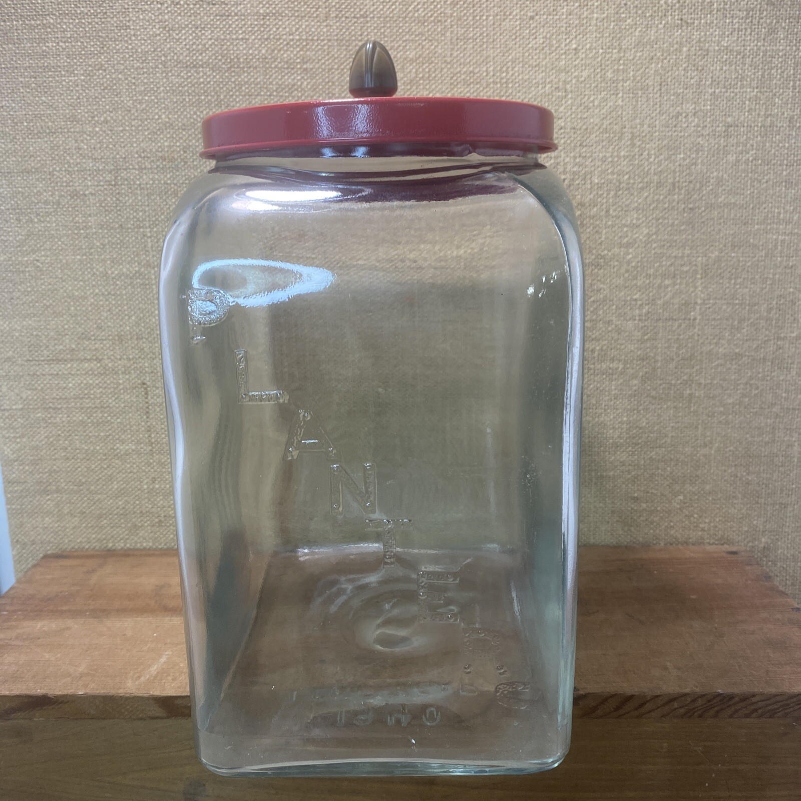 1940’s “Leap Year” Planters Peanuts Glass Jar with Tin Lid Made in the USA! Nice eBay
