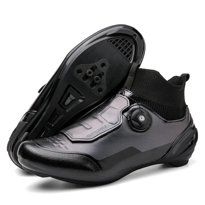 Hombres Zapatos de Ciclismo Botines de Velocidad MTB Bicicleta Zapatos Entrenamiento Carretera Bicicleta Tenis Foto 3 de 4