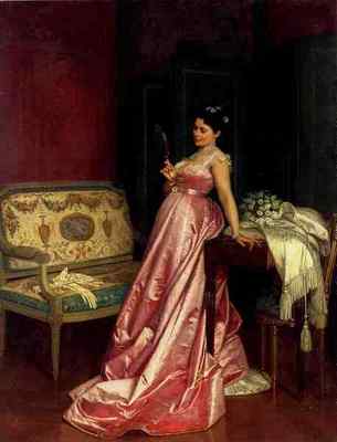 Blechschild Toulmouche Auguste Der bewundernde Blick A4 12x8 Aluminium