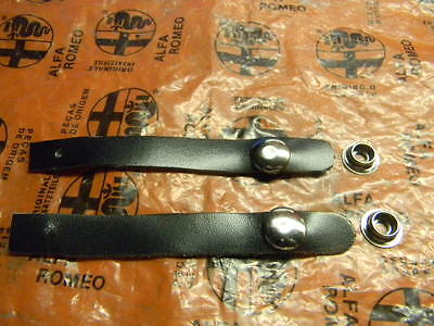 Alfa Romeo Spider Convertible Top Hold-Down Leather Straps 2
