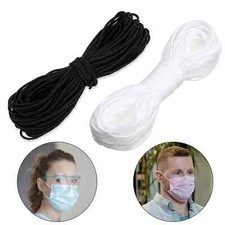 50 M Round Elastic 3mm 4mm Elastic Band Ear Hanging Strap Sewing Face Mask