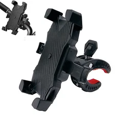 Motorcycle Bike Cell Phone Holder Mount Handlebar 360 Rotation For Honda,Harley