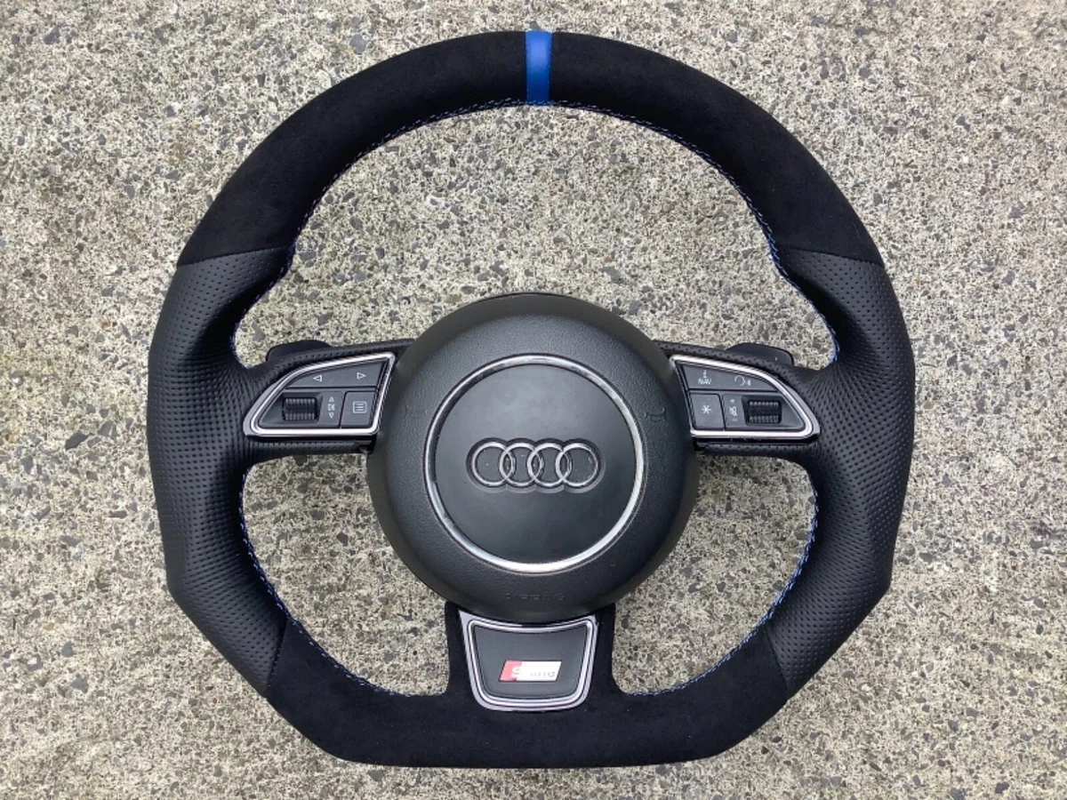Audi s line flat sale bottom steering wheel