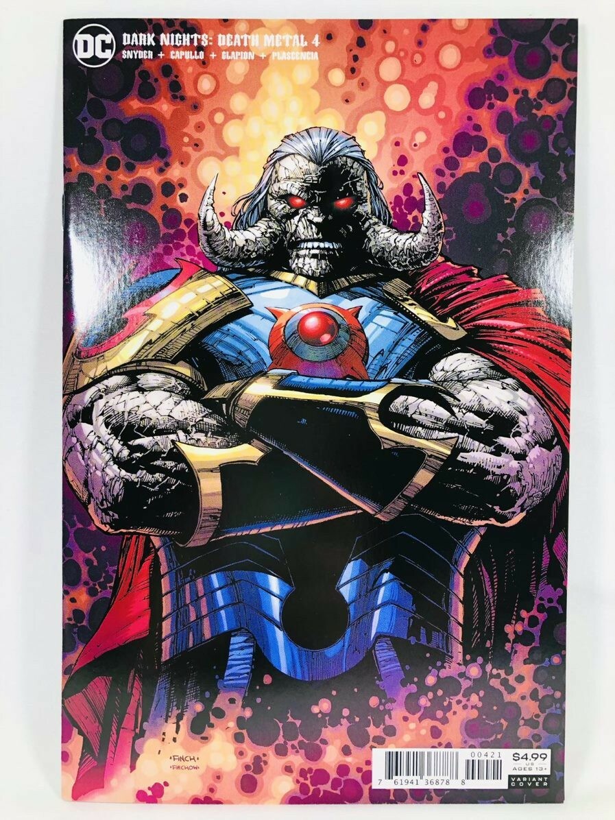 DARK NIGHTS: DEATH METAL #4 DAVID FINCH DARKSEID VARIANT NM DC