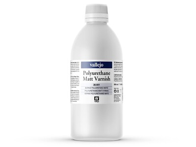 Acrylicos Vallejo Auxillary Products: Matt Polyurethane Varnish 500ml