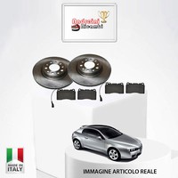 Set 2 Scheiben Und 4 BremsbeläGe Vorne Alfa Brera 1.8 Tbi 147KW Von 2011->