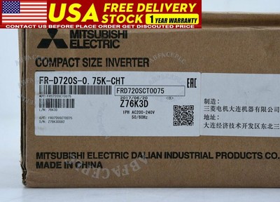Mitsubishi FR-D720S-0.75K-CHT Inverter New One Expedited Ship FRD720S0.75KCHT