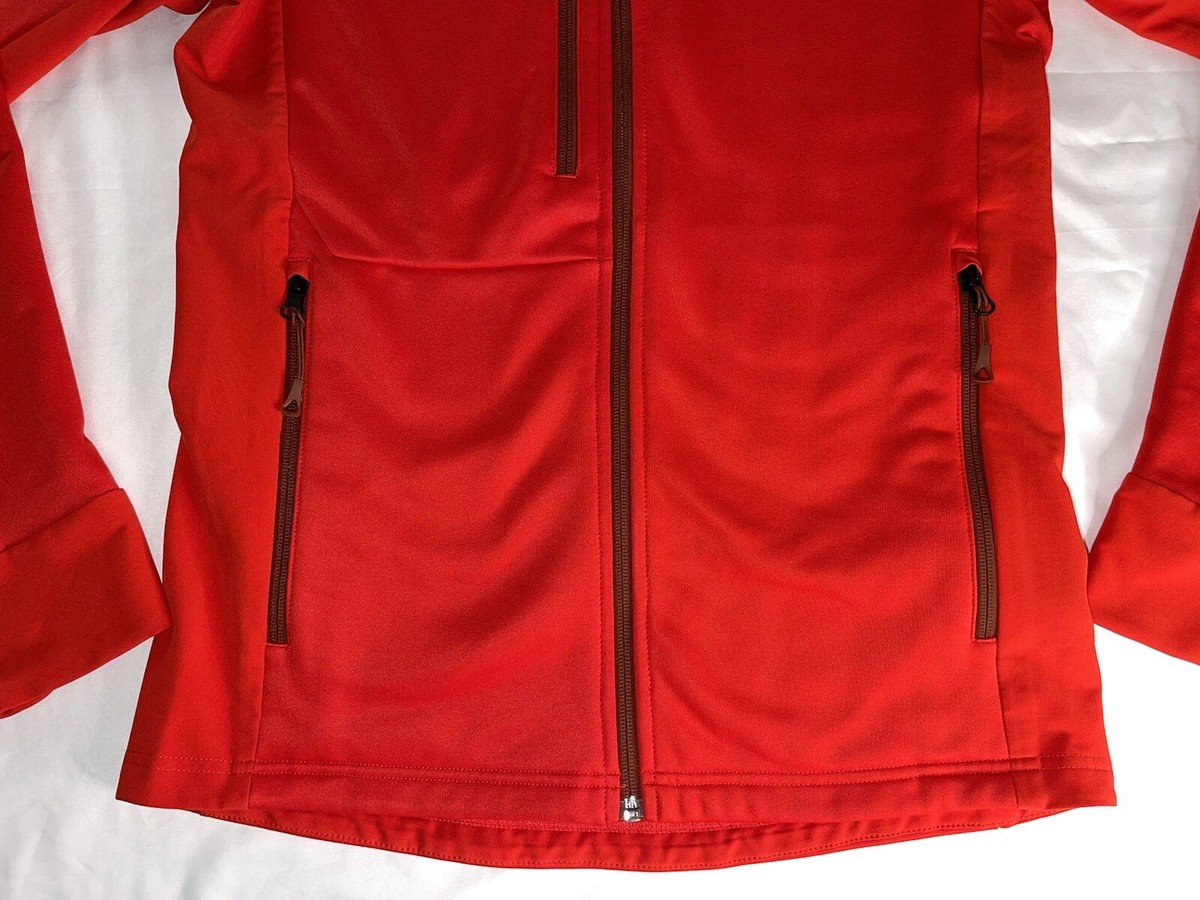 Men's The North Face Powder Guide Mid Layer Jacket Size Small Red