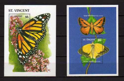 16076) St.Vincent 1989 MNH S/Sx2 Butterflies - Papillons - Afbeelding 1 van 1