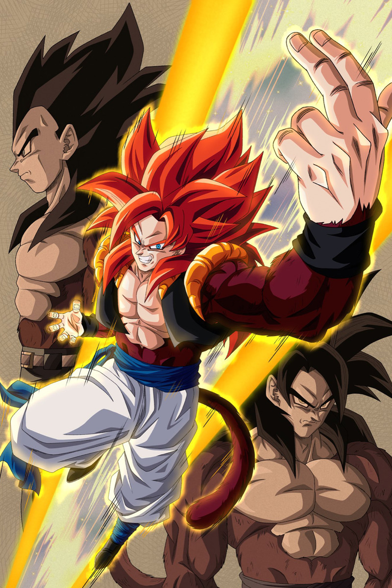 Character Wallpaper - Super Saiyan 4 Gogeta | Poster