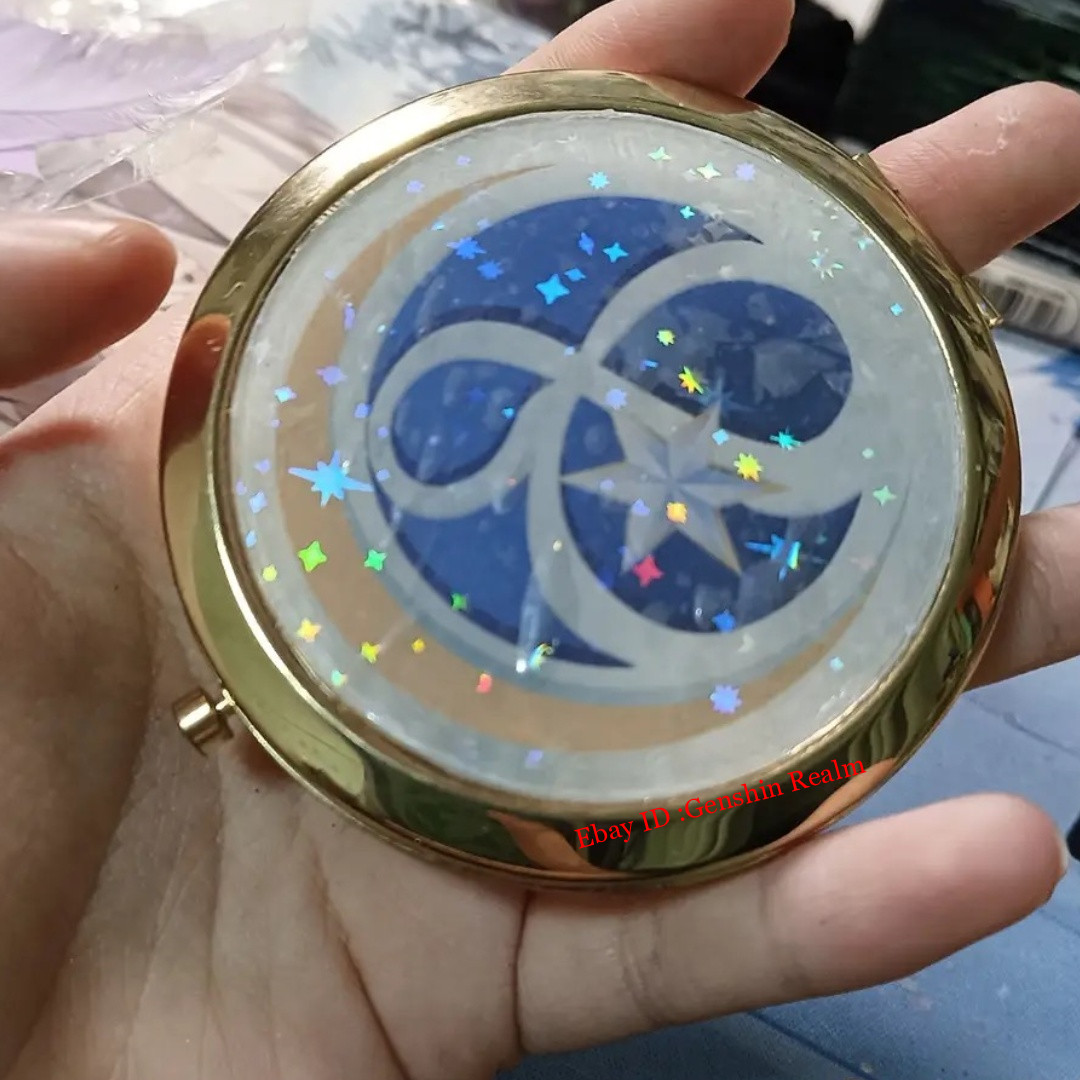 Anime Honkai: Star Rail Robin Students Portable Folding Cosmetic Mirror Gift