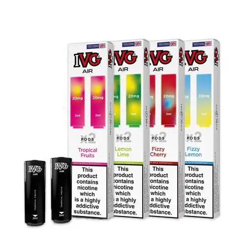IVG Air Prefilled Pod Replacement | 20mg | 2ml | 2 PACKS IVG 2400 FAST  DISPATCH | eBay UK