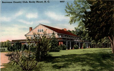 Benvenue Country Club, Rocky Mount, N. C., Asheville, N. C. Postcard