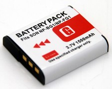 1500mAh Battery For Sony Cyber-shot DSC-W215 DSC-W220 DSC-W230 DSC-W270 DSC-W275