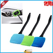 3 Pack Window Windshield Cleaning Tool Microfiber Car Wiper Cleaner Glass Brush
