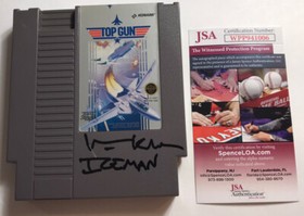 VAL KILMER Signed TOP GUN MAVERICK NES Game Cartridge Autograph JSA COA Cert