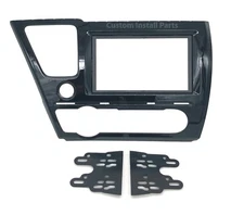 Aftermarket Radio Install 2-Din Dash Kit Gloss Finish Fits Honda Civic 2013-2015