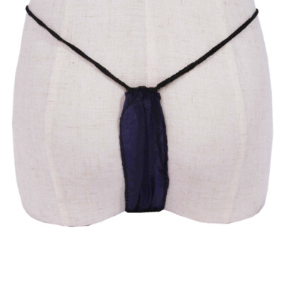 100 Stück Einweg String   für Herren Damen, Blau, einzeln verpackt,