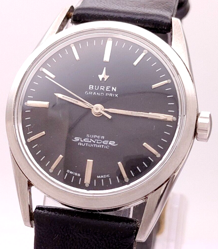 BUREN GRAND PRIX SWISS AUTOMATIC SUPER SLENDER Cal.1001A 25 JEWELS  