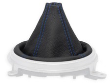 SCHALTMANSCHETTE FÜR MAZDA RX-8 RX8 03-12 SCHALTSACK NATURLEDER NAHT DUNKLEBLAU