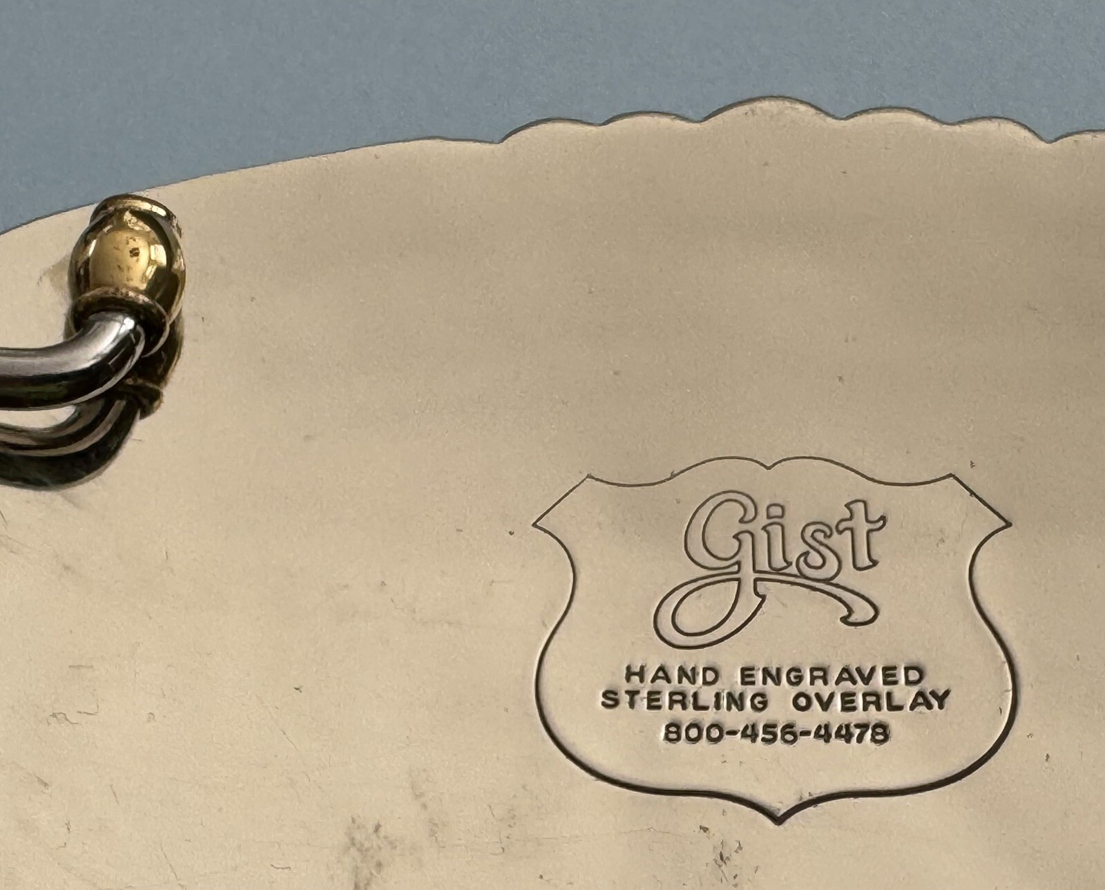 Vintage 2008 Mississippi MJHSRA Boys Cutting Champion Gist Trophy Belt Buckle