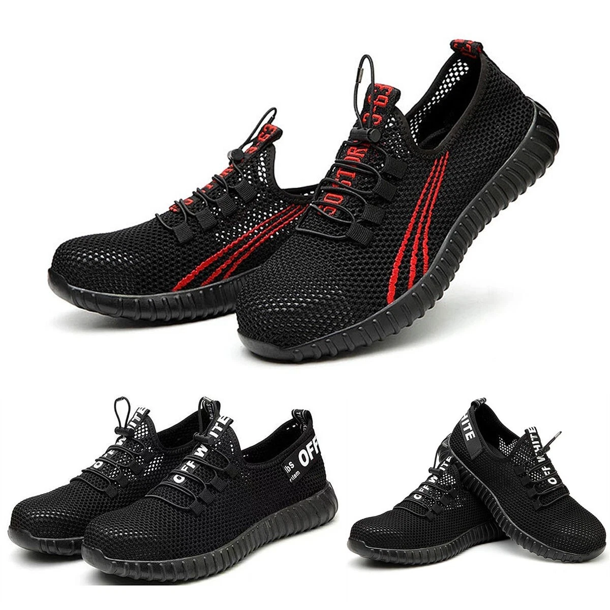 Lightweight Safety Shoes Mens/Womens Steel Toe Cap Work Boots Trainers Hiking