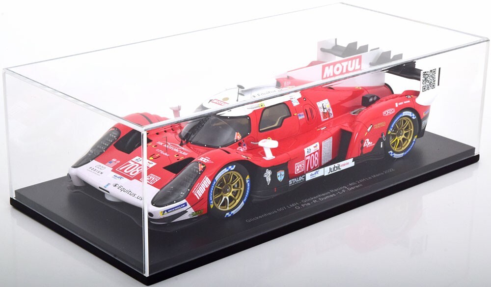 1/43 Spark グリッケンハウス 007 2022 708 Le Mans GLICKENHAUS #708 LMH Le Mans 24hr 2022 w/ Display Case Spark