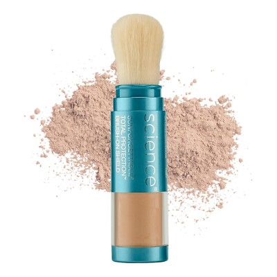Colorescience Total Protection  Brush-On Mineral Powder, SPF 50, Tan, 0.21 Oz