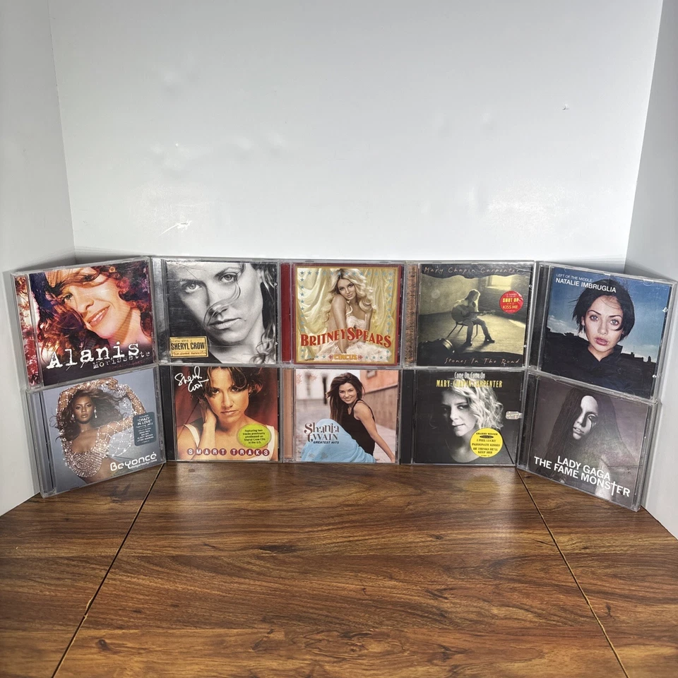 Lot Of 10 Diva Girls 2000s Country Pop Cds Sheryl Crow Mary Chapin Beyoncé Gaga - Image 2 of 4