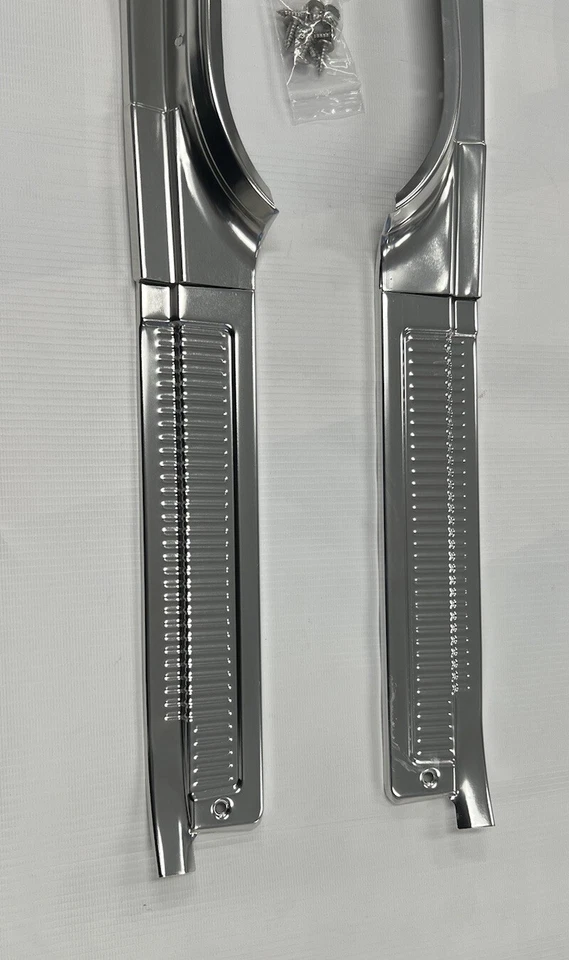 Chevrolet GMC C10 C20 C30 G10 1973-1977 KIT DE MOLDURA DE UMBRAL DE PUERTA 4 PIEZAS NUEVO Foto 4 de 4