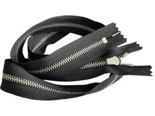 Excella Zipper YKK 5 Nickel Automatic Lock Slider Closed-End 4" - 36  
