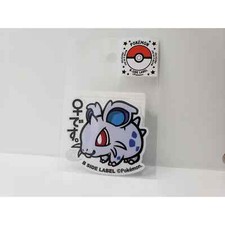 NEW Pokemon Center B-SIDE LABEL Sticker Water Sun Resistant Nidoran female