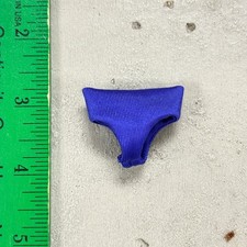 PB-UW-NAV: 1/12 scale Fabric Navy Blue trunks for 6" action figure No figure 