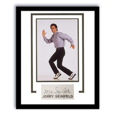Jerry Seinfeld Autographed Signed 11x14 Framed Photo Stand-Up Comedy Sitcom ACOA