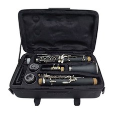  special offer Bb Clarinet for Students Beginners Ebonite Body w/ Carrying Case