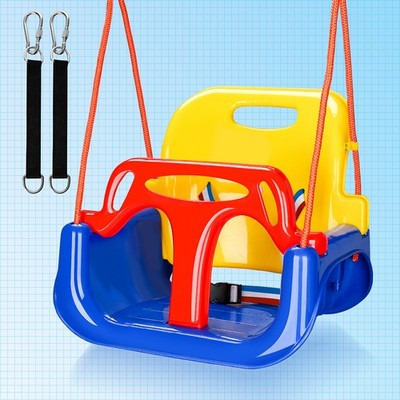 Kinderschaukel Schaukel 3in1 Outdoor verstellbar Indoor Kleinkinder Babyschaukel