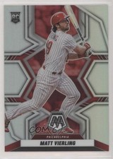 2022 Panini Mosaic Rookies Silver Prizm Matt Vierling #237 0q0m
