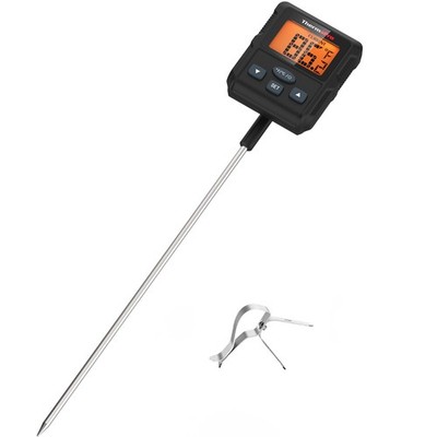 ThermoPro TP511W Long Probe Instant Read Meat Thermometer with Pot Clip CandyBBQ