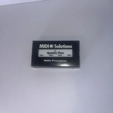 MIDI Solutions MultiVoltage Quadra Thru 1-in 4-out MIDI Through Box