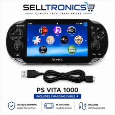 Sony PlayStation PS Vita OLED PCH-1000/1100 Black US Seller - SHIP IN 1-DAY