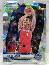 2024 Panini Prizm WNBA Ice Prizms #134 Shakira Austin Washington Mystics