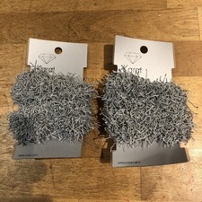 Haargummi 4 St&uuml;ck Hellgrau Neu