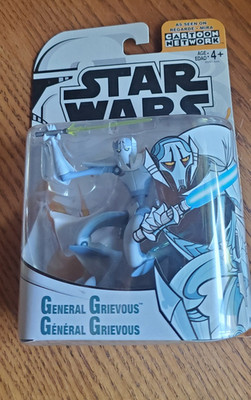 STAR WARS Cartoon Network Clone Wars GENERAL GRIEVOUS Hasbro OVP