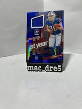 2023 Donruss Optic 1st Year Dalton Kincaid #FYF-DK Blue Hyper Prizm (Patch, RC)