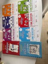 libri diario di una schiappa , 6 libri della saga ‘come resistere’ e altri due