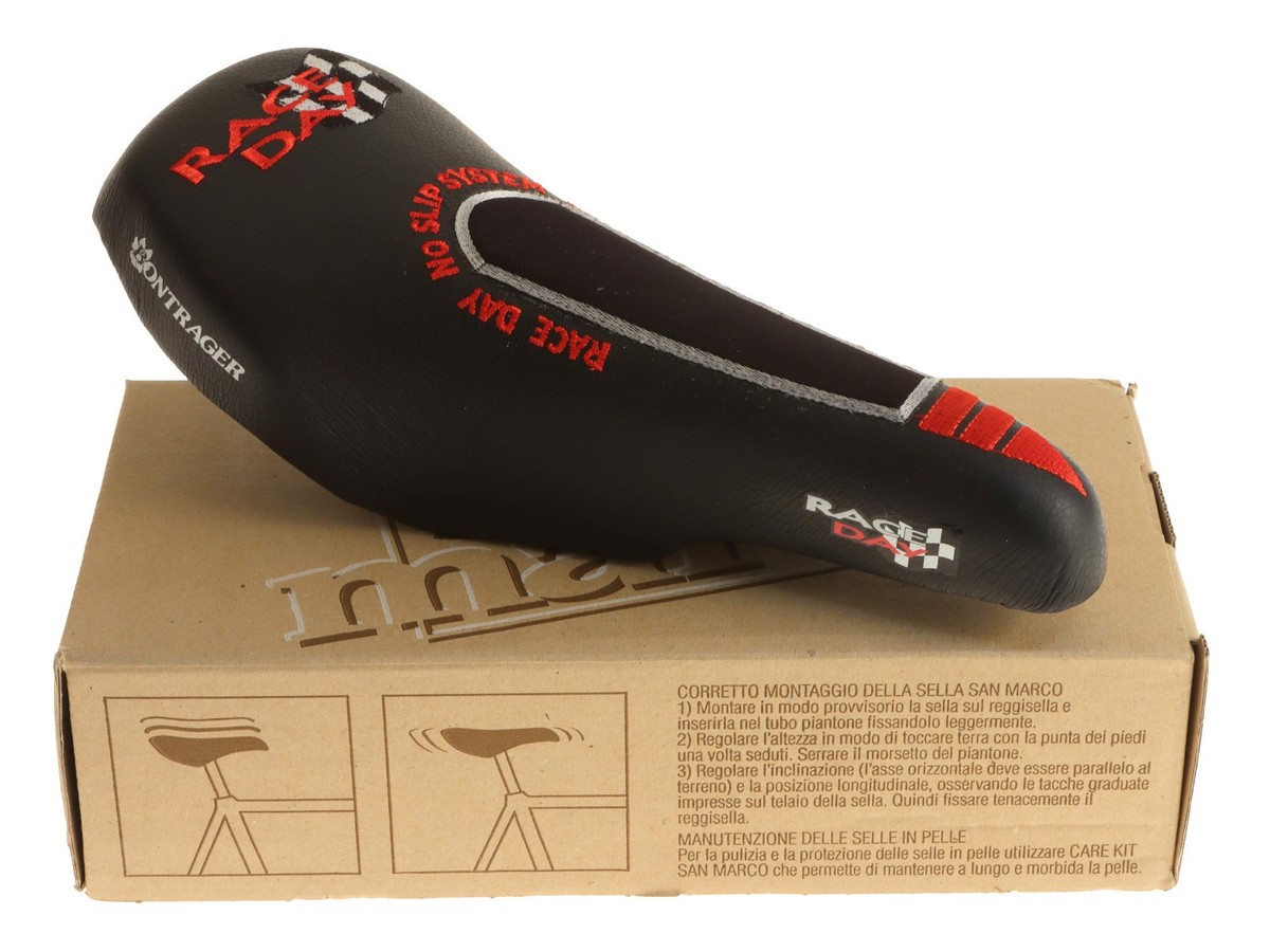 Selle San Marco Bontrager Race Day Saddle Chromoly Rails Black 90s