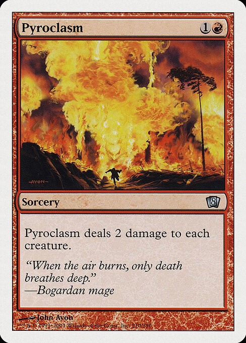 Pyroclasm NonFoil Eighth Edition 210 NM MTG