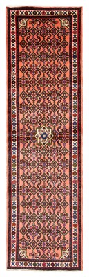 Vintage Hand-knotted Runner Rug 2'8'' x 9'2'' Traditional Wool Carpet