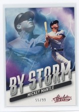 2022 Panini Absolute #BYS-8b Mickey Mantle By Storm Retail Red #/99
